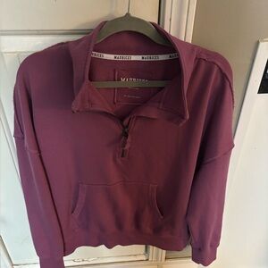 Womens Maurice’s Half Zip Sweatshirt Size Large